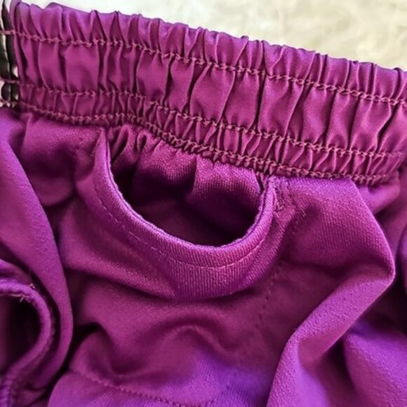 Nike Women's Running Shorts Size XS Dri Fit Purple Mesh Activewear Pull On Gym - Picture 11 of 13